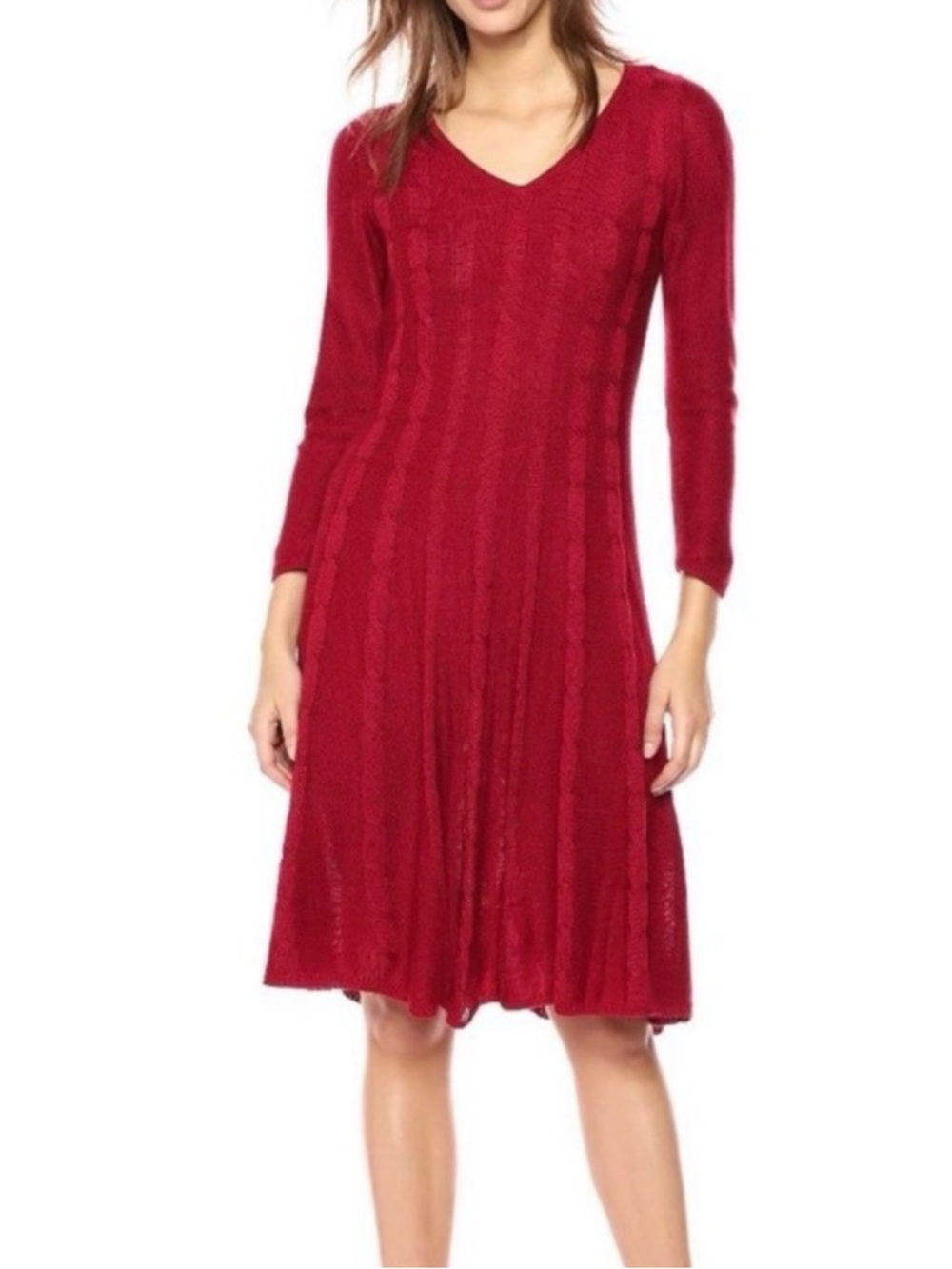 NWT Nine West cable knit sweater dress size large